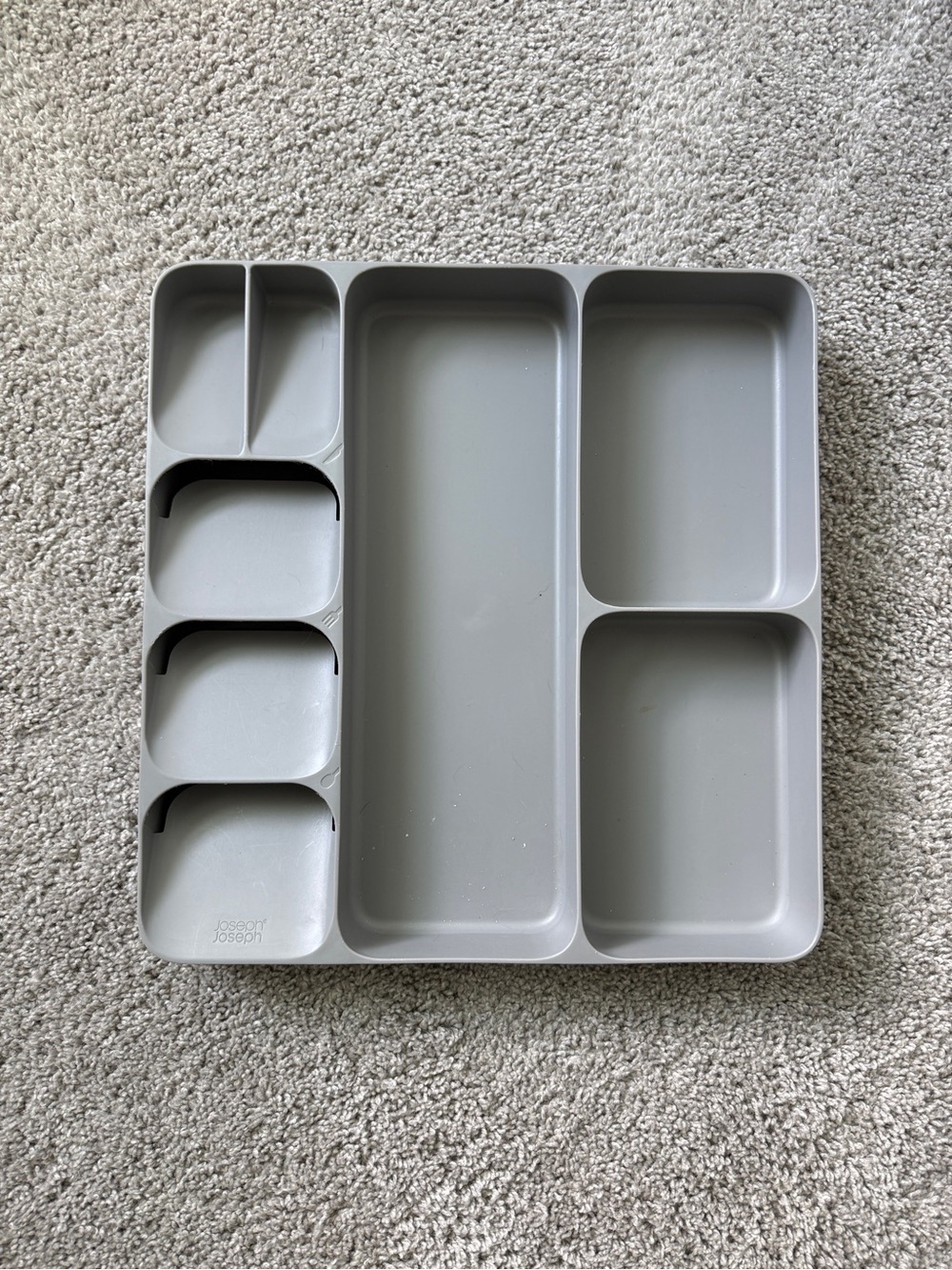 Gray Kitchen Drawer Organizer Tray - Joseph Joseph
